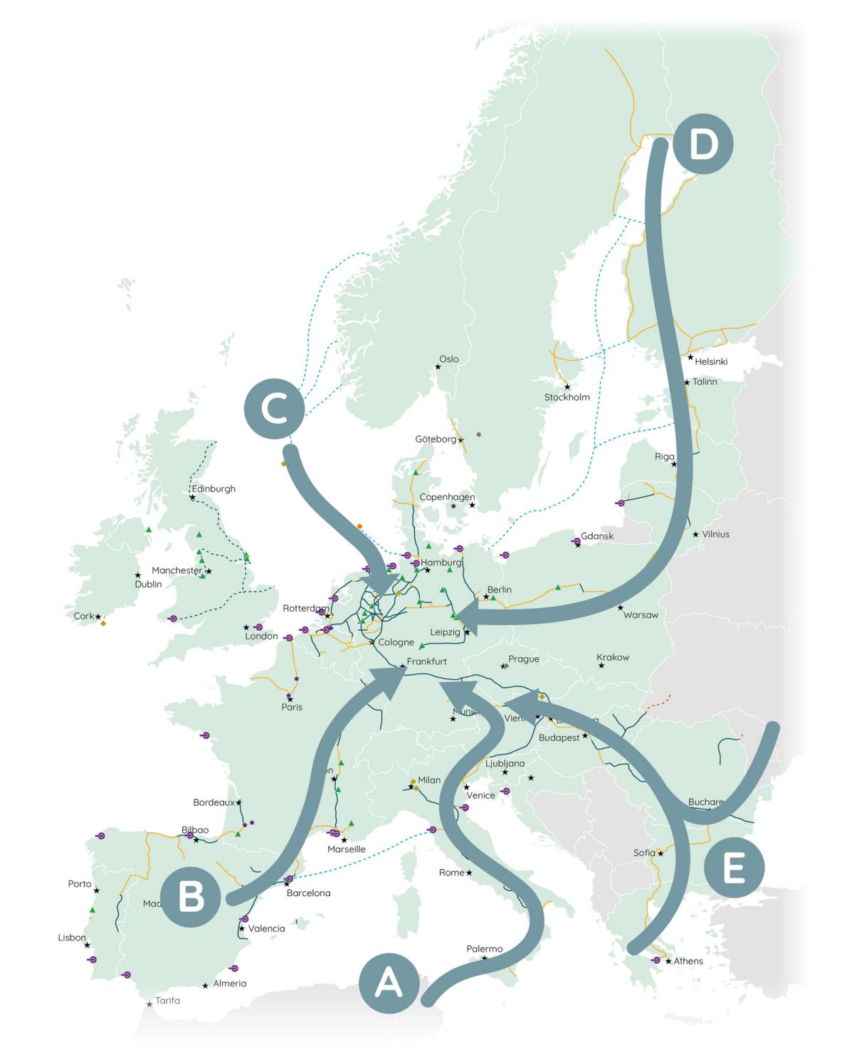 What Are The Future European Hydrogen Corridors? - Good New Energy